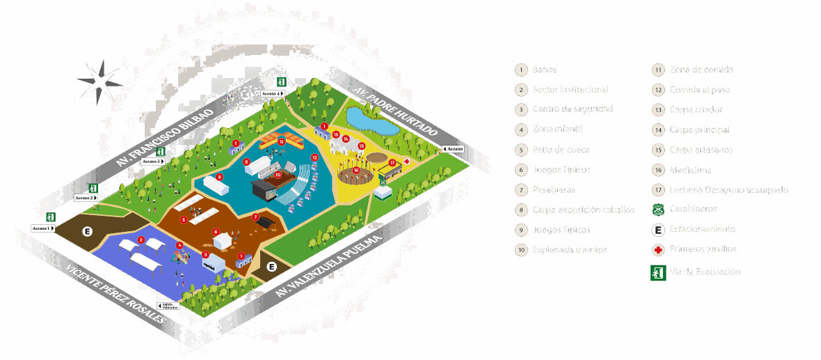 Mapa Semana de la Chilenidad 2026