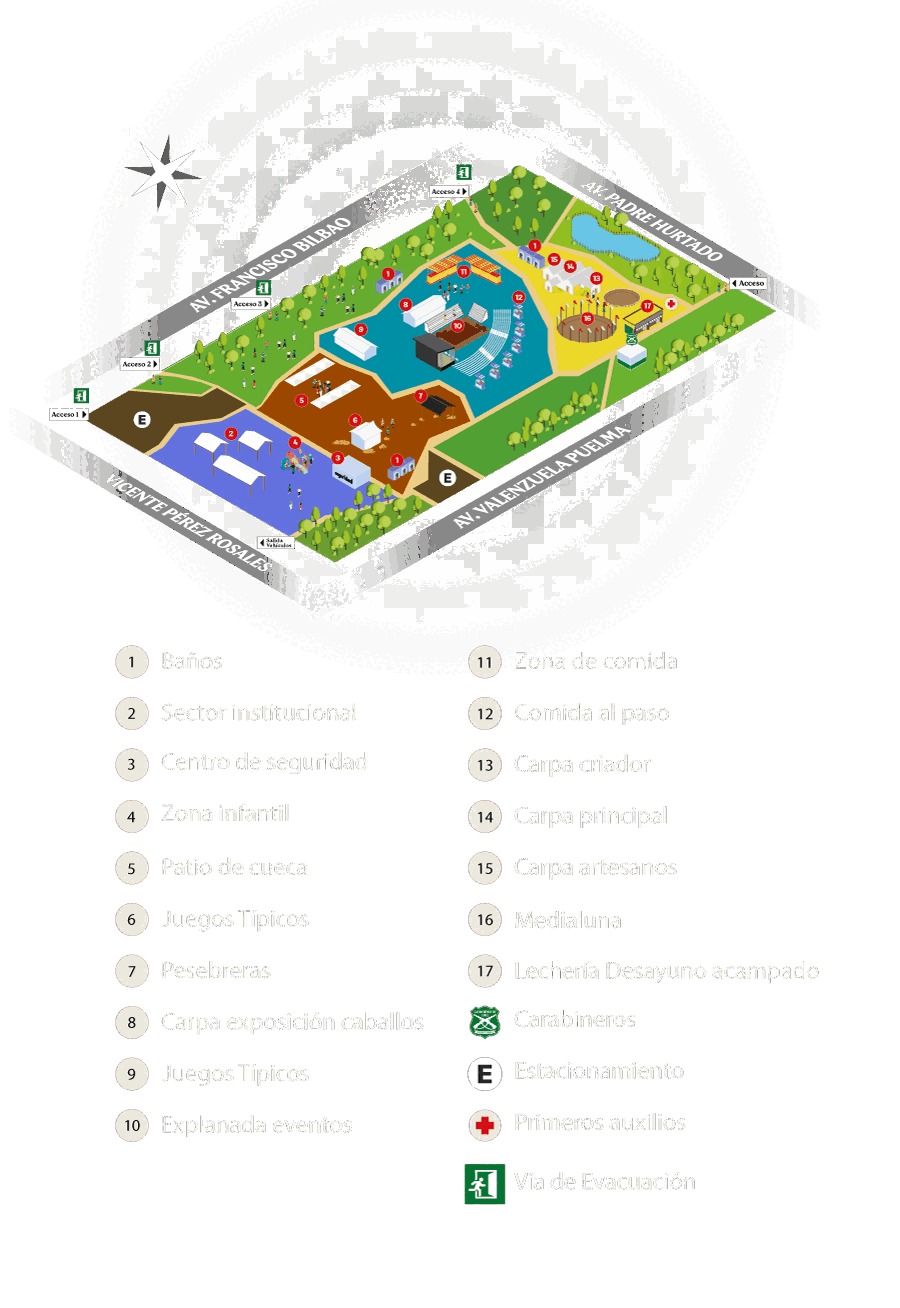 Mapa Semana de la Chilenidad 2026